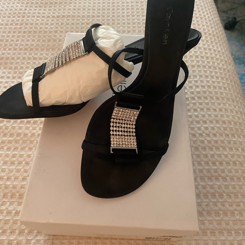Calvin Klein Black Heels Sophisticated Style